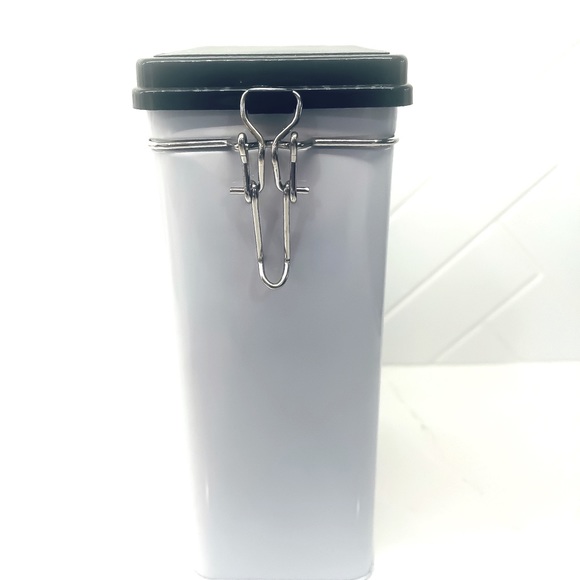 NEW Rae Dunn Metal Tin “Rice” Blk and White - Picture 3 of 3